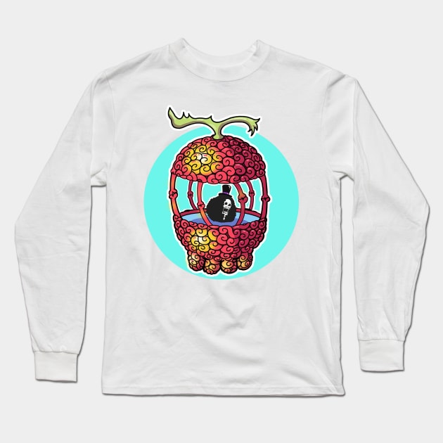 fruit skull Long Sleeve T-Shirt by cesar unico